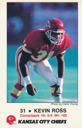 1989 Kansas City Chiefs Police #3 Kevin Ross Front