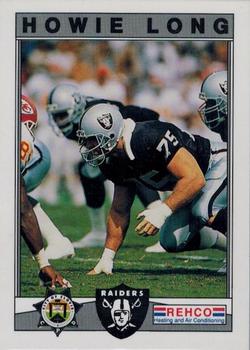 1991 Los Angeles Raiders Police #5 Howie Long Front