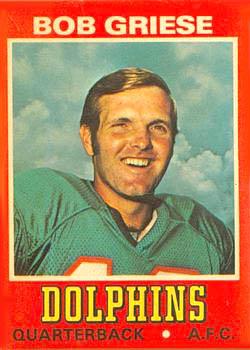 1974 Town Talk Bread #8 Bob Griese  Front
