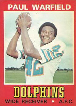 1974 Town Talk Bread #26 Paul Warfield  Front