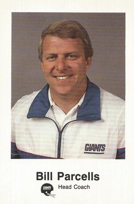 1987 New York Giants Police #NNO Bill Parcells Front
