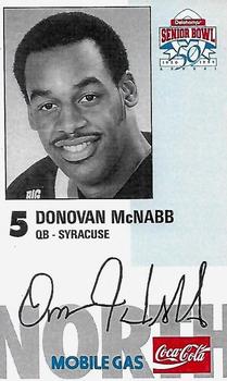 1999 Senior Bowl #NNO Donovan McNabb Front