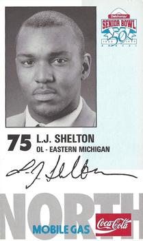 1999 Senior Bowl #NNO L.J. Shelton Front