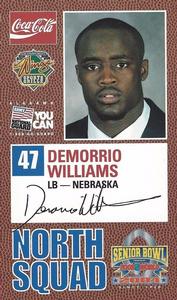 2004 Senior Bowl #NNO Demorrio Williams Front