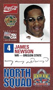 2004 Senior Bowl #NNO James Newson Front