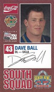 2004 Senior Bowl #NNO Dave Ball Front
