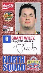 2004 Senior Bowl #NNO Grant Wiley Front