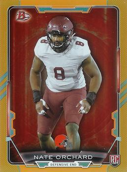 2015 Bowman - Rookies Orange #78 Nate Orchard Front