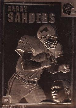 1999-01 The Danbury Mint 22K Gold Legends #57 Barry Sanders Front