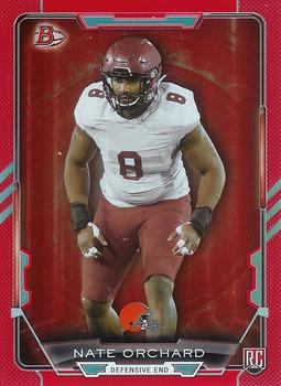 2015 Bowman - Rookies Red #78 Nate Orchard Front
