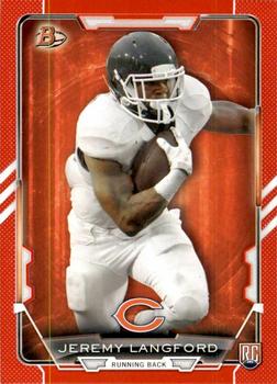 2015 Bowman - Rookies Red #35 Jeremy Langford Front