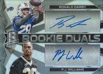 2015 Panini Spectra #239 Ronald Darby / P.J. Williams Front
