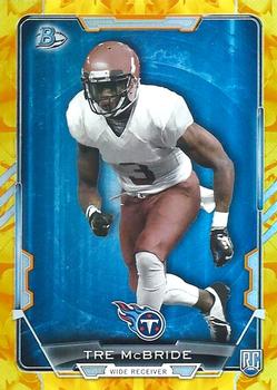 2015 Bowman - Rookies Rainbow Electric Yellow #97 Tre McBride Front