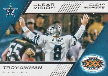 2015 Panini Clear Vision - Clear Winners #CW-2 Troy Aikman Front