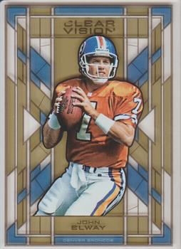 2015 Panini Clear Vision - Stained Glass #SG-3 John Elway Front
