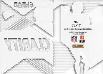 2015 Panini Clear Vision - Clarity #CL-19 Nick Foles Back
