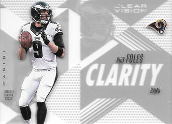 2015 Panini Clear Vision - Clarity #CL-19 Nick Foles Front
