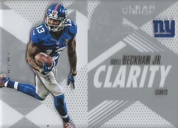 2015 Panini Clear Vision - Clarity #CL-17 Odell Beckham Jr. Front