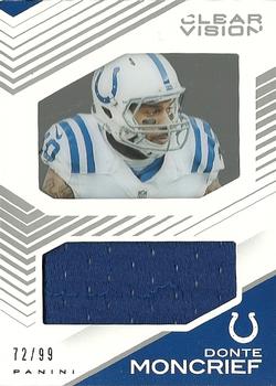 2015 Panini Clear Vision - Clear Vision Jersey #CJ-DO Donte Moncrief Front