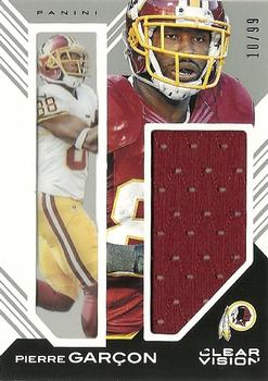 2015 Panini Clear Vision - Framed Fabrics #FF-PG Pierre Garcon Front