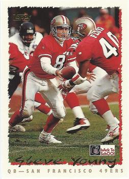 1995 NFL Properties Back to School #300 Steve Young Front