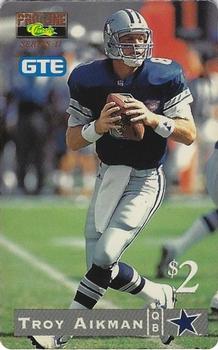 1995 Pro Line Series II - Phone Cards $2 #4 Troy Aikman Front
