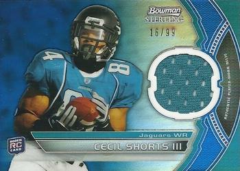 2011 Bowman Sterling - Relic Blue Refractors #BSR-CS Cecil Shorts III Front