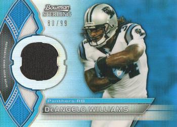 2011 Bowman Sterling - Relic Blue Refractors #BSR-DW DeAngelo Williams Front