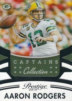 2015 Panini Prestige - Captains Collection #8 Aaron Rodgers Front