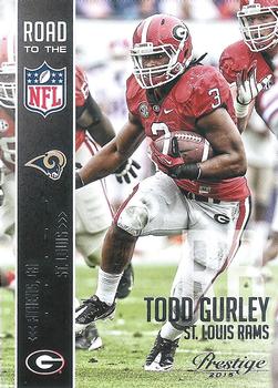 2015 Panini Prestige - Road to the NFL #2 Todd Gurley Front