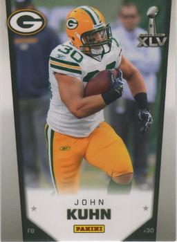 2011 Panini Green Bay Packers Super Bowl XLV #2 John Kuhn Front