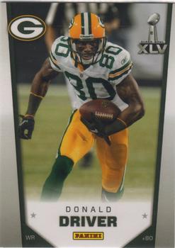 2011 Panini Green Bay Packers Super Bowl XLV #4 Donald Driver Front