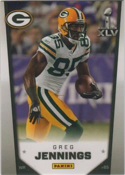 2011 Panini Green Bay Packers Super Bowl XLV #5 Greg Jennings Front