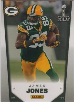 2011 Panini Green Bay Packers Super Bowl XLV #6 James Jones Front