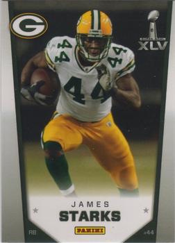 2011 Panini Green Bay Packers Super Bowl XLV #9 James Starks Front