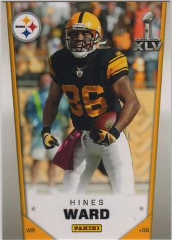 2011 Panini Pittsburgh Steelers Super Bowl XLV #3 Hines Ward Front