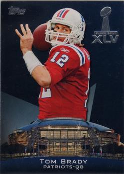 2011 Topps Super Bowl XLV #SBWR-1 Tom Brady Front