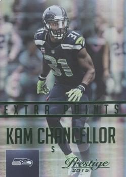 2015 Panini Prestige - Extra Points Green #13 Kam Chancellor Front