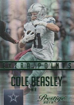 2015 Panini Prestige - Extra Points Green #34 Cole Beasley Front