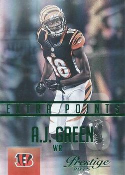 2015 Panini Prestige - Extra Points Green #64 A.J. Green Front
