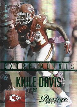 2015 Panini Prestige - Extra Points Green #166 Knile Davis Front