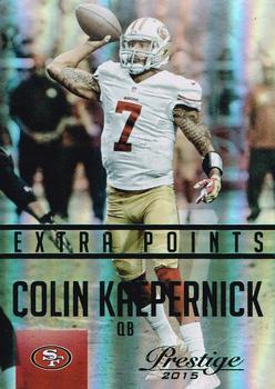 2015 Panini Prestige - Extra Points Green #194 Colin Kaepernick Front