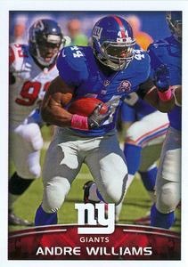 2015 Panini NFL Sticker Collection #253 Andre Williams Front