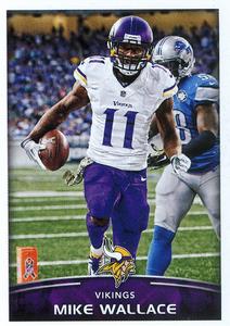 2015 Panini Stickers #335 Mike Wallace Front