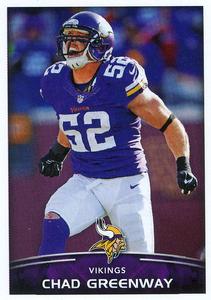 2015 Panini Stickers #338 Chad Greenway Front
