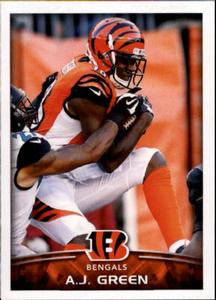 2015 Panini Stickers #91 A.J. Green Front