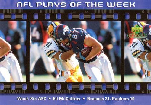 2000 Upper Deck NFL Plays of the Week #NNO Ed McCaffrey Front