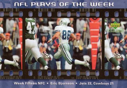 2000 Upper Deck NFL Plays of the Week #NNO Eric Bjornson Front