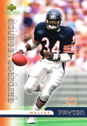 2000 Upper Deck NFL Plays of the Week #NNO Walter Payton Front