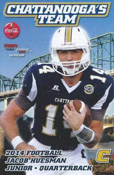 2014 Chattanooga Mocs Schedule Cards #NNO Jacob Huesman Front
